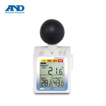 AND AD-5698 열사병지수 WBGT 모니터 흑구 습구 건구온도 더위지수 열중증, 1개