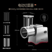 야채절단기 마늘슬라이서 채써는기계 만능채칼 가정용 전기 다기능 야채 커터 신 상업용 자동 감자 분쇄기 슬라이서, 없음