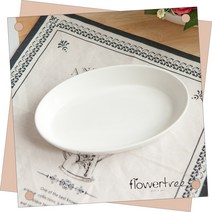 프리미엄 조화 화분 화병 꽃병 216종 수반 플트 H, H12.납작타원수반 19x3cm