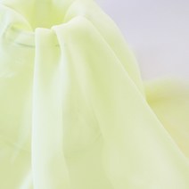 패브릭샵 대폭쉬폰원단 45컬러, 21.연옐로우