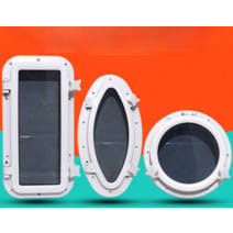 카라반 선루프 창문 캠핑카 트레일러 도어 개조 환기, 21cm 화이트 라운드