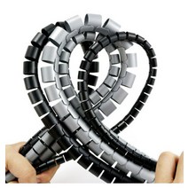 전선보호관 컴퓨터콘센트 전기선 다용도 케이블 정리홀더 가정용주름관 28mm 3m 후렉시볼1212985 L3, A 블랙1212985 L3
