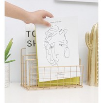 미용실 병원 인테리어 철제 잡지꽂이 카다로그꽂이, 블랙