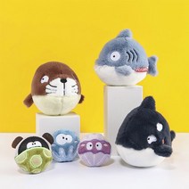 펫케어 킁킁탐험대 강아지 노즈워크 삑삑이 간식 장난감 (베이비 삑삑이 인형 내장), 물개