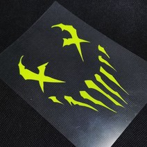 악마 발톱 스크래치 스티커 퀵보드 바이크 데칼 스티커, 악마발톱-M, 홀로그램