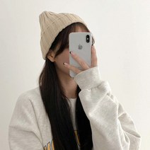 블루씨티 ﻿슬림 도톰 롱 겨울 니트 모자 비니