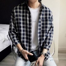 캐주얼셔츠 남방셔츠 구제스타일 체크패턴 남자 가죽자켓 청조끼 구제자켓 반코트 빈티지자켓 후드자켓 숏