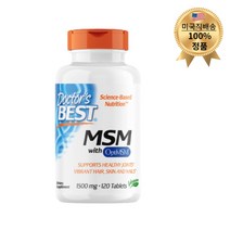 닥터스베스트 MSM 위드 옵티MSM 1500 mg 120정 비건, 1개