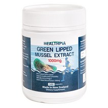 Healthpia Green Lipped Mussel Extract 헬스피아 뉴질랜드 그린립 머슬 초록홍합 초록입홍합 1000mg 500캡슐