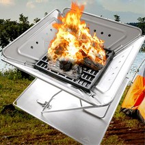 불멍화로 공기순환 두꺼운 석쇠받침 화로용품 재받이 화로대 장작받침, L