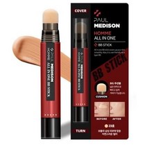폴메디슨 옴므 올인원 톤업 퍼펙트 커버 휴대용 비비스틱 SPF50 PA+++ 7.5g, 23호, 4개