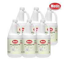 메티스 슈퍼파워 뚜러펑 2L x6개 세면대막힘 배수관클리너 배수구막힘 배수관청소 소독 곰팡이 살균 살균소독 다목적, 단품, free