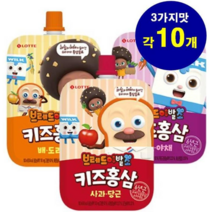 핑크퐁 키즈홍삼 100mlx30개 혼합 배도라지/사과당근/ 포도야채 어린이건강음료, 배도라지10+사과당근10+포도야채10, 100ml