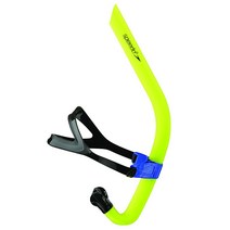 Speedo 남녀 공용 트레이닝 스노클 쇼킹 라임, Shocking Lime