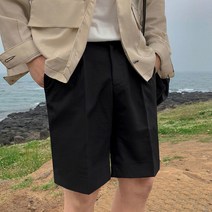 MOHEGIA 여름 정장 반바지 남성용 느슨한 캐주얼 바지
