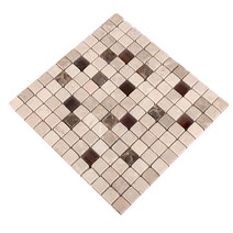 유리 크리스탈 KASARO 혼합 천연석 기재 아트 모자이크 벽 스티커 화장실 타일 기함 실외 4279506445, 사진색, 30×30