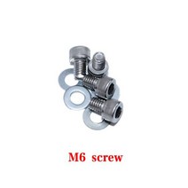 1-4pcs EVE 280AH 310Ah 320Ah M6 구리 버스 바 커넥터 배터리 M6 나사 커넥터 배터리 LiFePO4 CATL 3.2V Lifepo4 배터리, 2pcs M6 screw