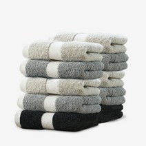 벙커29 항균소취 기능성 수건 10세트, Beige 10개