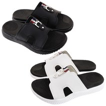 마리오탈라리코 스트랩자수 키높이슬리퍼 4cm굽 남자슬리퍼 컴포트화 럭셔리장식 사무실실내화