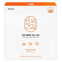 안국건강 루테인 미니100 + 쇼핑백 선물세트, 180정, 50개