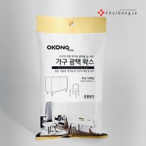 철공자 오공 가구 왁스 광택제 티슈 장판 강화마루 강마루 얼룩제거 원목테이플 식탁 끈적임, 1p + 작업장갑