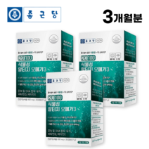 종근당 식물성 알티지 오메가3 30캡슐 1개월분 조류 rtg 임산부 청소년 오메가3 비타민D 비타민E, 3박스