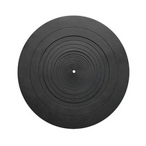 턴테이블 플래터 매트 고무 12인치 실리콘 LP 슬립매트 범용 오디오 테크니카 AT-LP120BK AT-LP-1200 플래터(직경 12인치), 12인치 지름