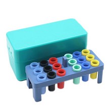 72 구멍 치과 오토 클레이브 가능 상자 Bur Reamer & Gutta Percha 포인트 Endodontic Box Endo Holder Endo Block, 하나, S001D #, 1개