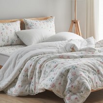 [천삼백케이] [더와이침구] 도란 린넨텐셀 간절기 시원한 여름 차렵 이불 베개세트 Q