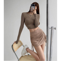 PM6 여성 셔링 치마바지