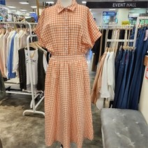 스테파니 홈플러스몰03 허리밴딩체크롱원피스 허리밴딩체크롱원피스 A22so2607