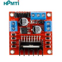 부품 개발 호환 보드 Arduino 듀얼 H 브리지 DC 스테퍼 모터 스마트 자동차 로봇 용 L298N 드라이버 컨트롤러 L298 모듈