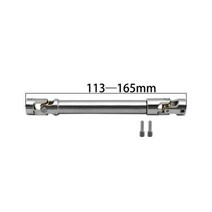 CNC 내부 스플라인 금속 드라이브 샤프트 1/10 RC 크롤러 SCX10 II Capra TRX4 TF2 D90 YK4082 용 범용 조인트 구동축168985, 1PCS 2
