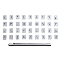 알파벳 도장 가죽각인 메탈 스탬프 영문 핸드마킹 스템퍼 이름표 인장, 6mm