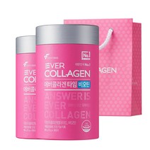에버콜라겐 타임 비오틴 + 미니쇼핑백 구성, 90g(3g*30포), 2개