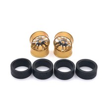 RC카 WLtoys 284131 K989 K969 iw04m MINI-Q MINI-Z RC 자동차 금속 업그레이드 부품 드리프트 휠 & 소프트 타이어 스킨 세트 수정, 05 금