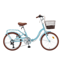 삼천리 프리즘 20인치 7단 접이식 클래식 미니벨로, 라이트 블루그레이