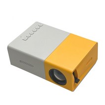 미니 빔프로젝터 캠핑 YG300 휴대용 1080P 홈 시어터 시네마 Usb Hdmi 호환 AV SD 미니 USB Led 프로젝터, 01 yellow_02 미국 플러그