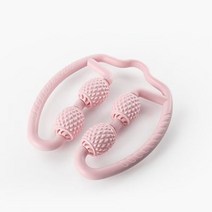 키밍 핸들 롤러 마사지 기구 종아리 마시지기구, 하늘색