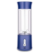 해독주스믹서기 과일 야채 채소 초고속 블랜더 믹서기 블렌더 믹서 스무디 메이커 휴대용 믹서 스무디 믹서 개의 블레이드 스포츠 여행 체육관용 핸드 블렌더, 푸른