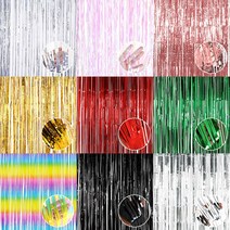 파티커튼 반짝이 생일 파티 벽장식 은박수술, 선택08-파티커튼(펄화이트)