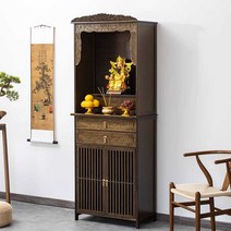 불상 인테리어 합장 기도 불교 LED 명상 부처님 불교용품 석가모니 수요연차, 70cm 이중 서랍