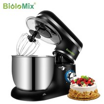 업소용 반죽기 베이커리 제빵 가정용 BioloMix 스탠드 믹서 스테인레스 스틸 보울 6 단계 속도 주방 음식 블렌더 크림 계란 케이크 반죽 빵 메이커, 02=220-240V4LREDUK