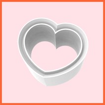 하트 바람떡틀 떡도장 고명틀 절편 만들기, 바람떡틀 + 날개 커터 + 밀개