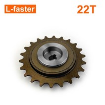 16T 모터 프리휠 기어 1/2 "x1/8" 체인 적합 410 자전거 왼쪽 드라이브 Unitemotor 용 맞춤형 스
