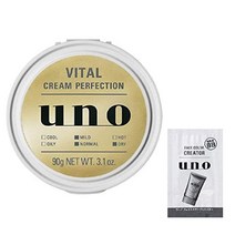 kumiJP uno (우노) 바이탈 크림 퍼펙션 (의약 부외품) 에이징 케어 올인원 90g + 덤, 1세트, One color