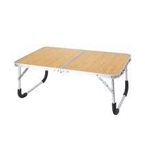 야외용 접이식 캠핑 피크닉 미니 폴딩 테이블, 크랙아이보리