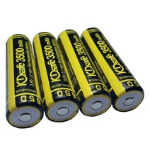 KDsafe 후레쉬 전용 18650 리튬이온 배터리 3500mAh, 1개