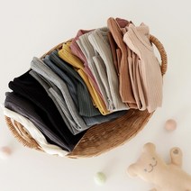 아바마 아기 모달 크리미 긴팔 실내복