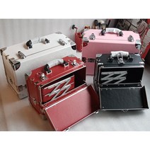 국산가인 전문가 메이크업박스 네일가방 속눈썹 반영구화장 애견미용박스 2단3단 화장품정리함, 2단(소)ga109, 핑크ga109-6